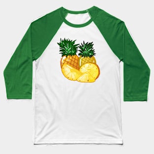 Pineapples Baseball T-Shirt